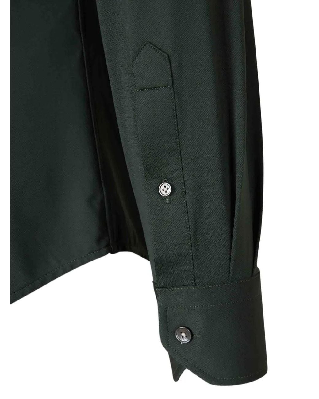 Traiano Milano Green Buttoned Shirt for men