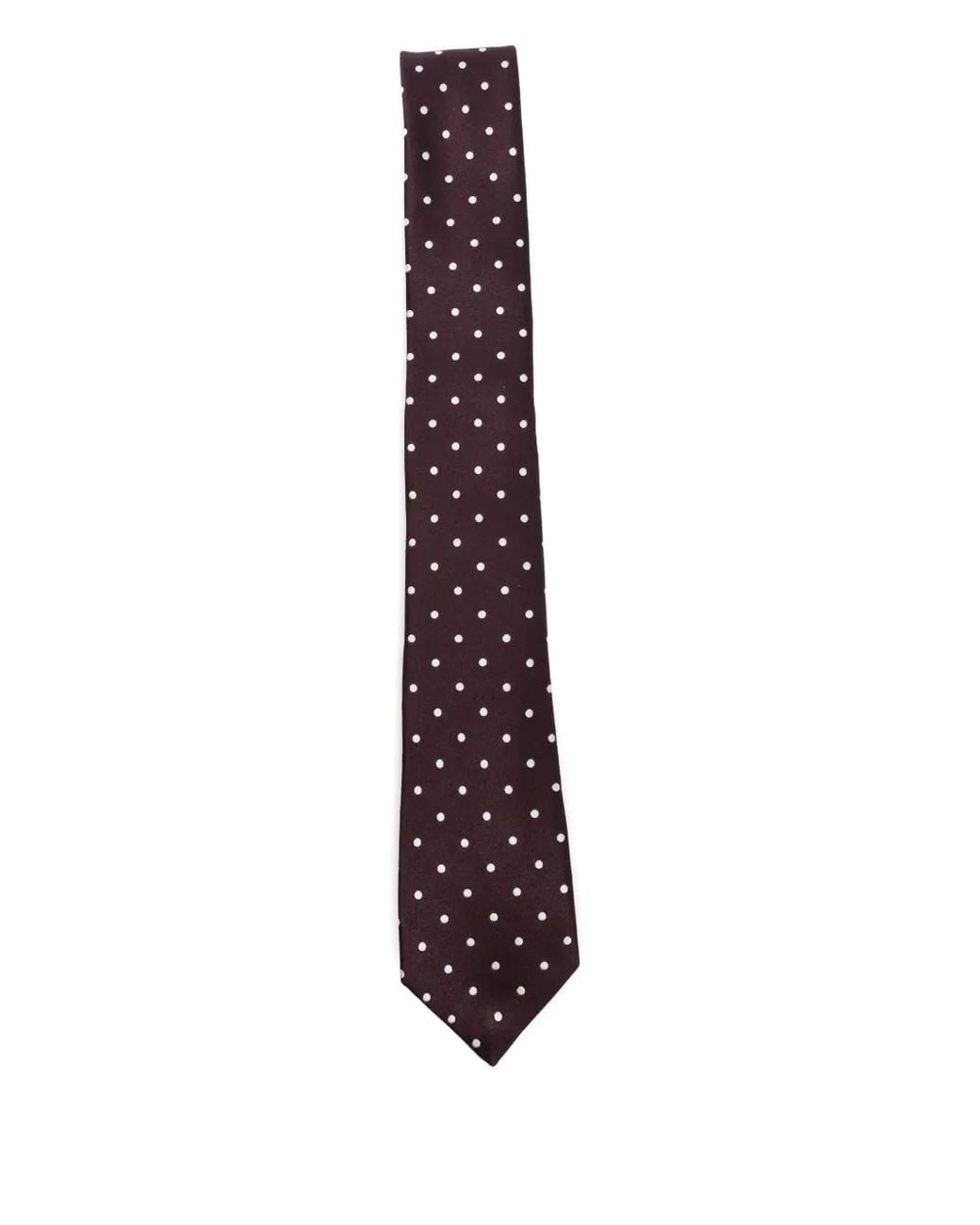 Tom Ford Purple Polka-Dot Silk Tie for men