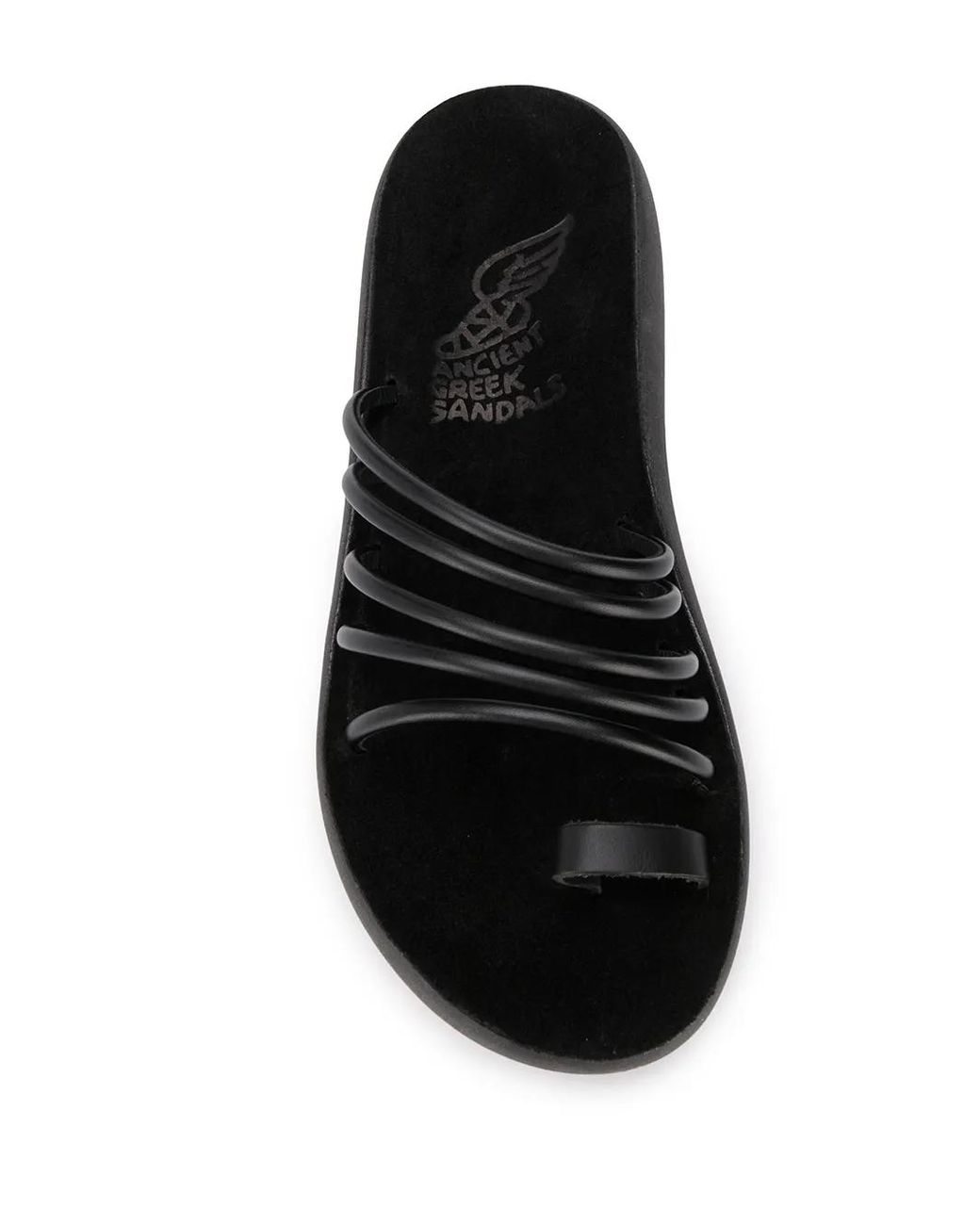 Ancient Greek Sandals Black Hypatia Strappy Sandals