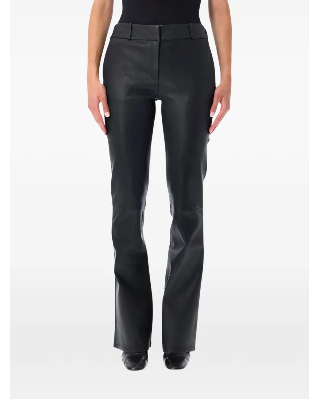 Arma Blue Lucia Leather Trousers