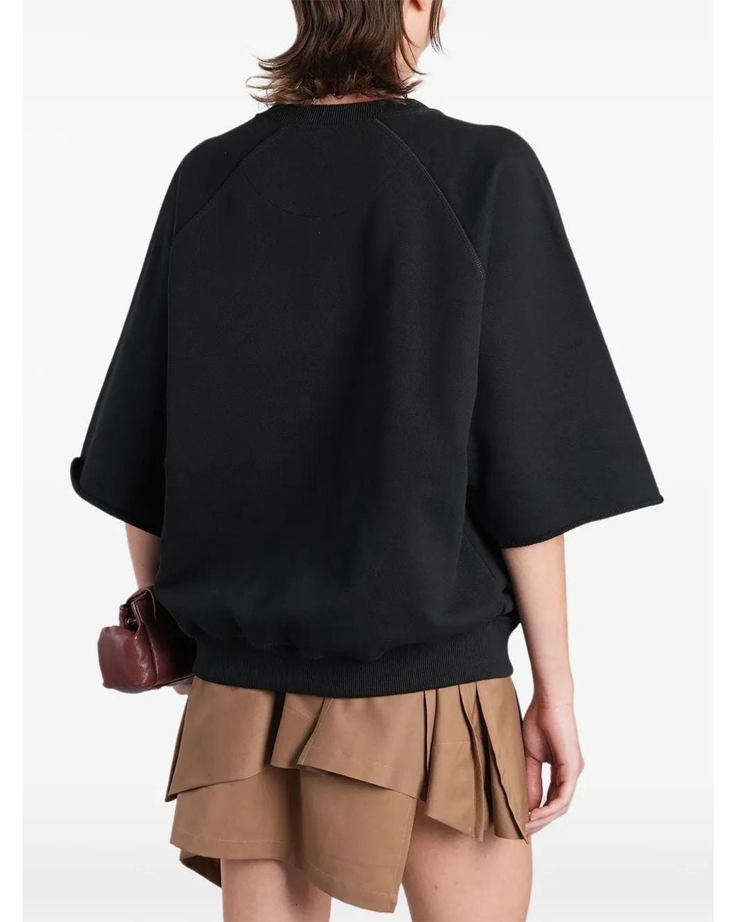 Vivienne Westwood Black Short Sleeve Raglan Sweatshirt