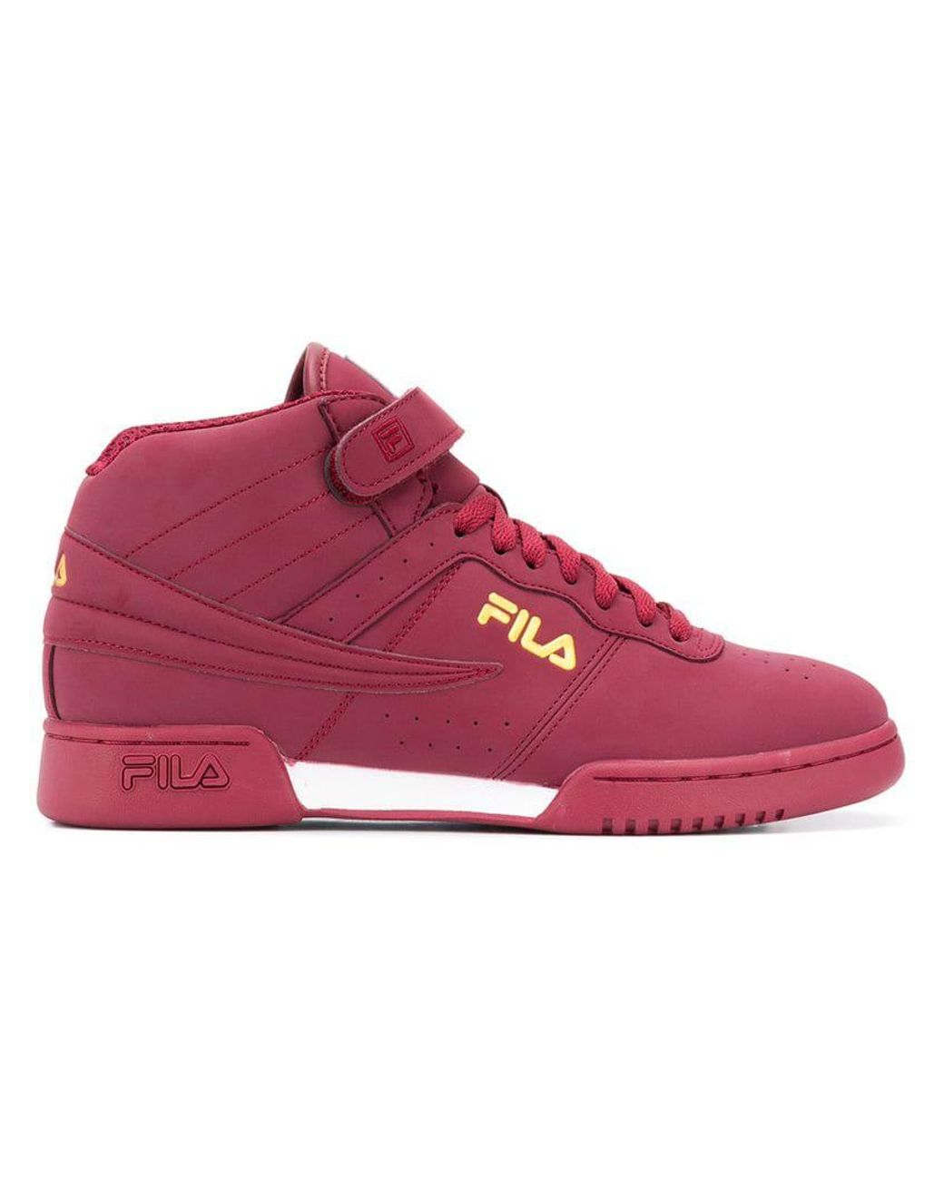 Zapatillas altas F-13 Fila de hombre de color Rojo | Lyst