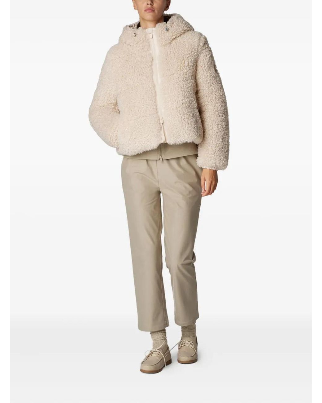 Save The Duck Natural Hooded Zip Jacket