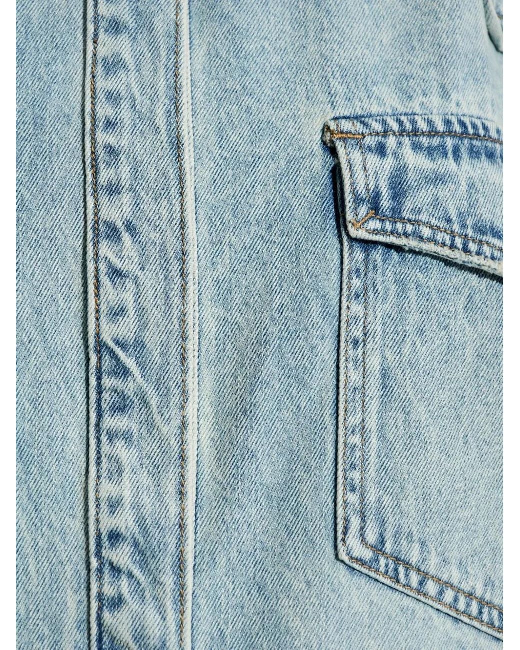 Gestuz Blue Gzasher Denim Shirt