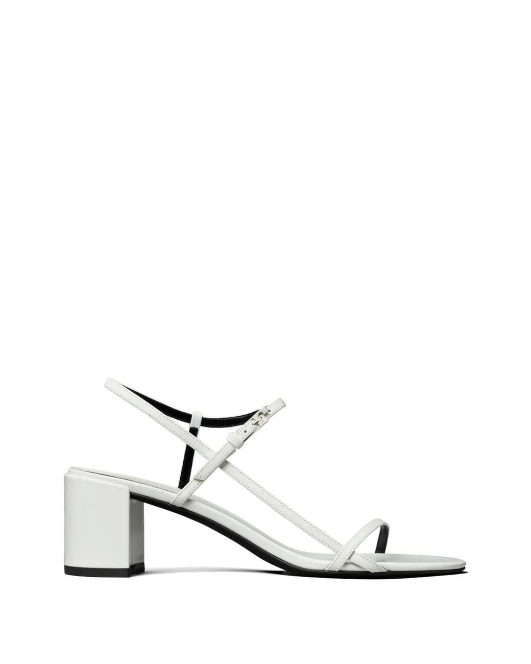 Tory Burch White Gigi Heeled Sandals