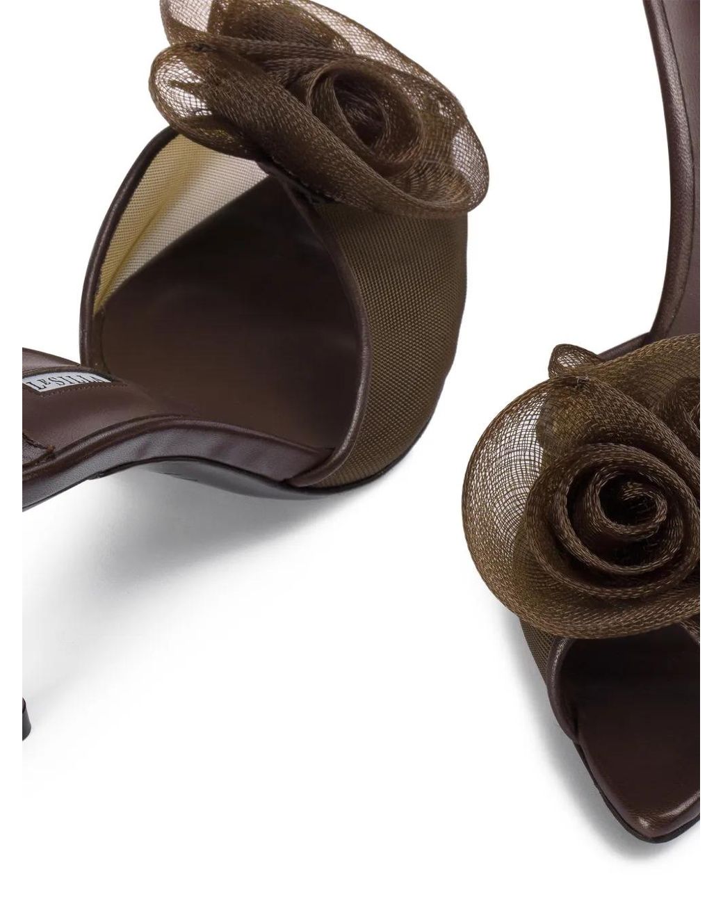 Le Silla Brown Rose Mules