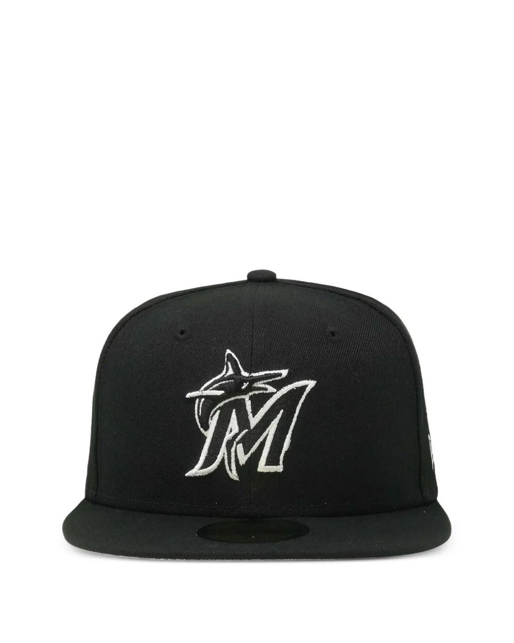 KTZ 59Fifty Miami Marlins Authentic Fitted Baseballkappe in Black für Herren