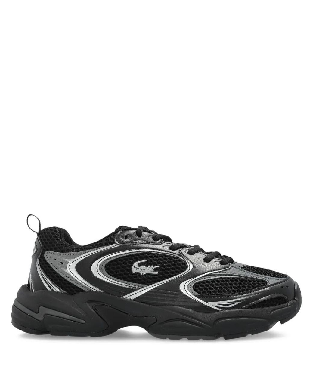 Lacoste Black Storm 2K Mesh-Panel Sneakers for men