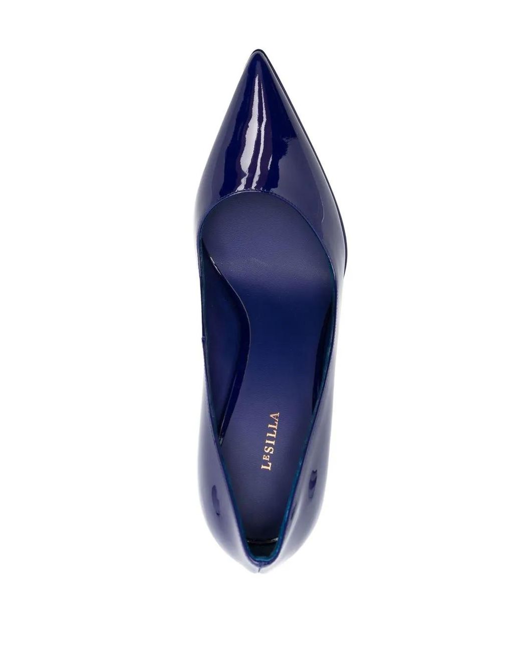 Le Silla Blue Uma 120Mm Patent-Leather Pumps