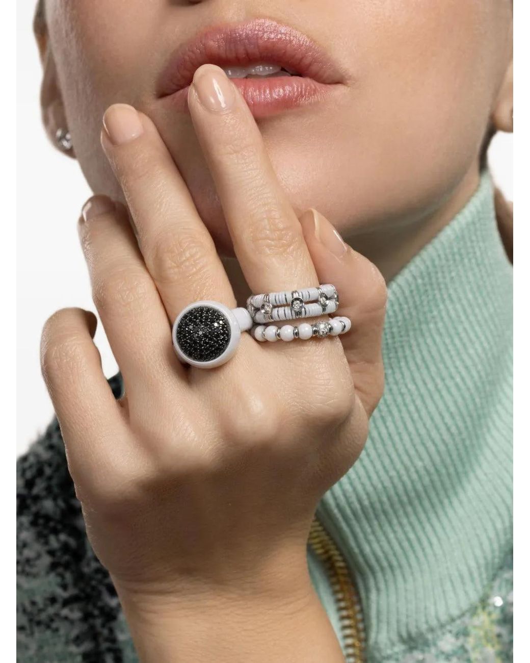 ’ROBERTO DEMEGLIO Gray Musa Diamond Ring