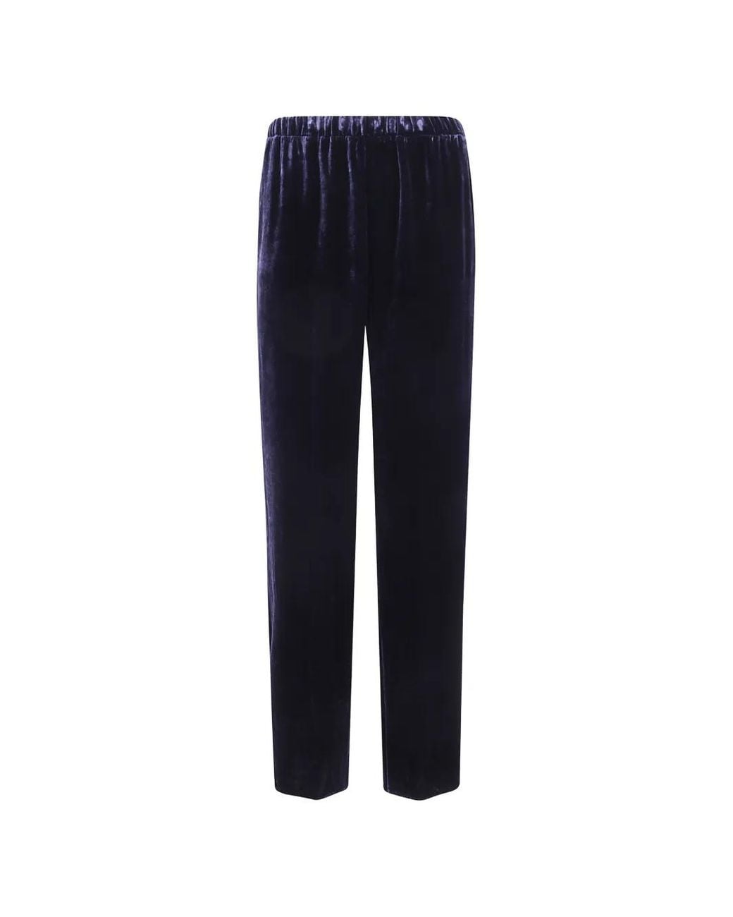 Antonelli Blue Velvet Trousers