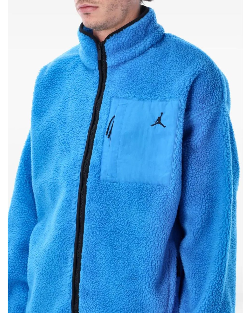 Nike Blue Zip Logo Jacket for men