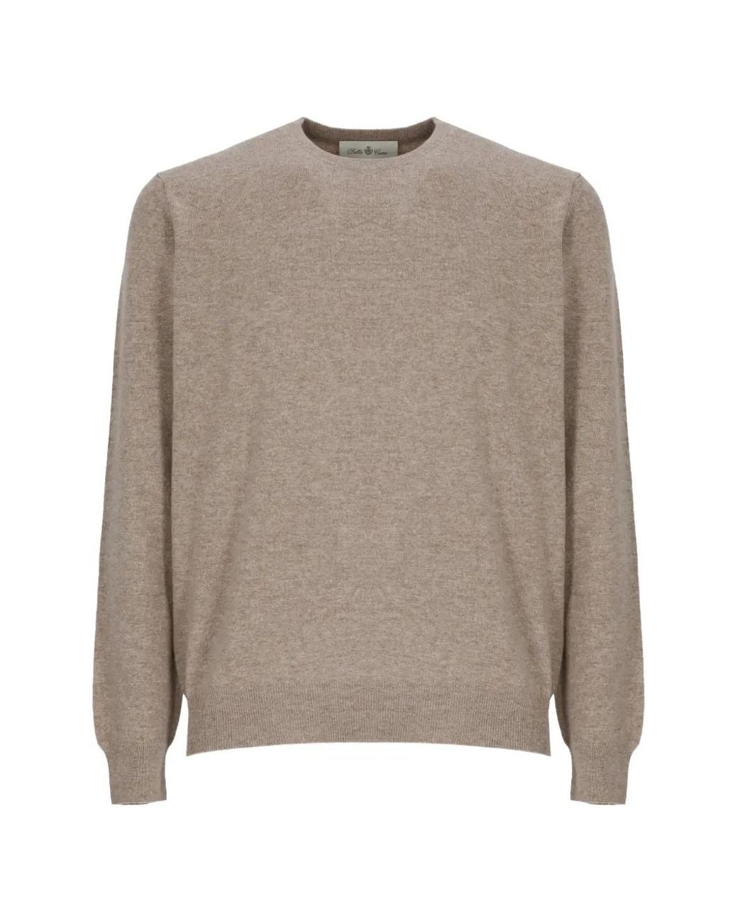 Della Ciana Natural Crew-Neck Long-Sleeves Sweatshirt for men