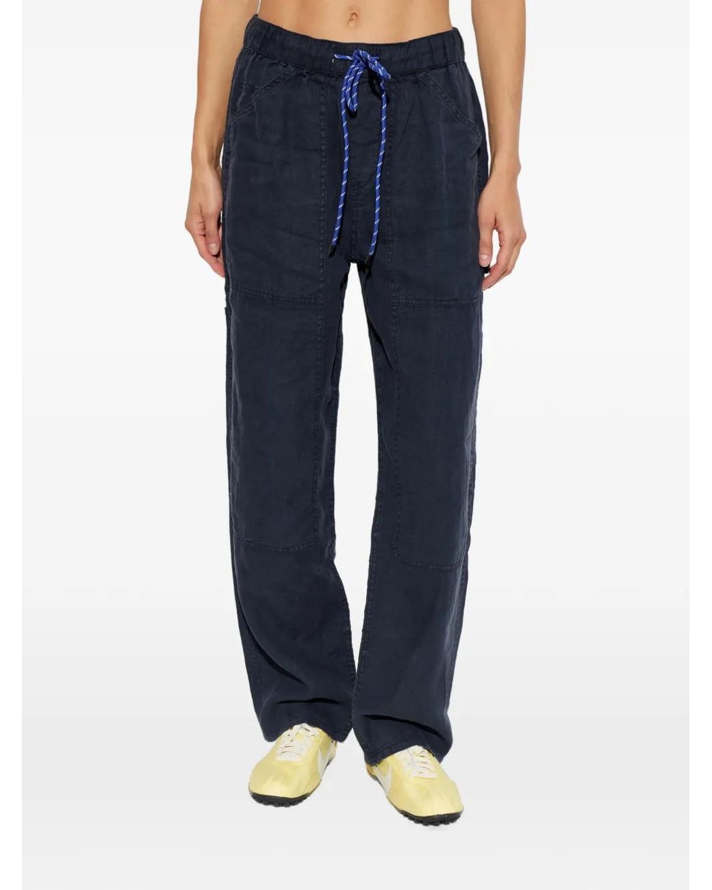Rag & Bone Blue Drawstring-Waist Cargo Pants