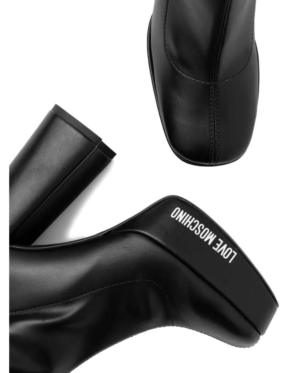 Love Moschino Black 120Mm Platform Boots