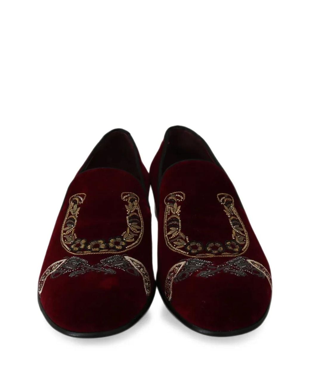 Dolce & Gabbana Embroidered Loafers for men