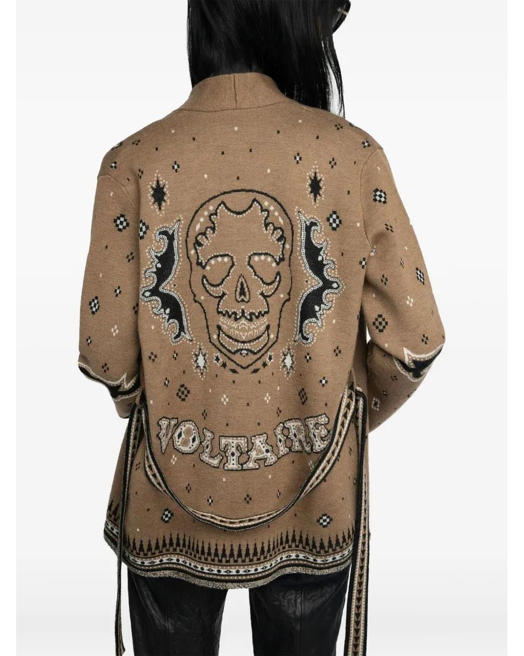 Zadig & Voltaire Natural Kala Wool Cardigan