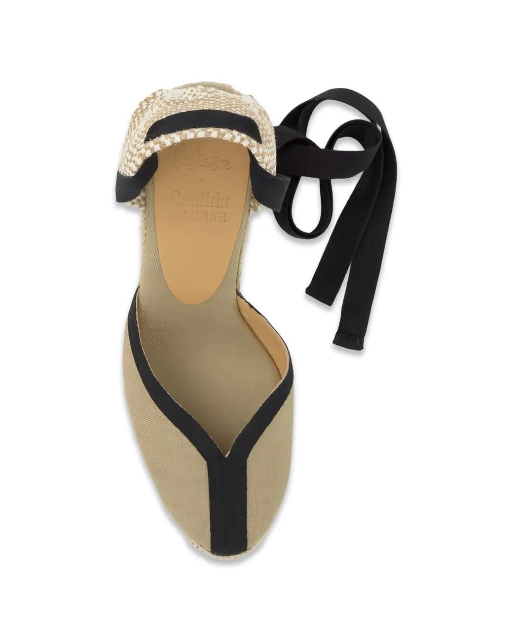 Castaner Black Carmen Platform Espadrilles