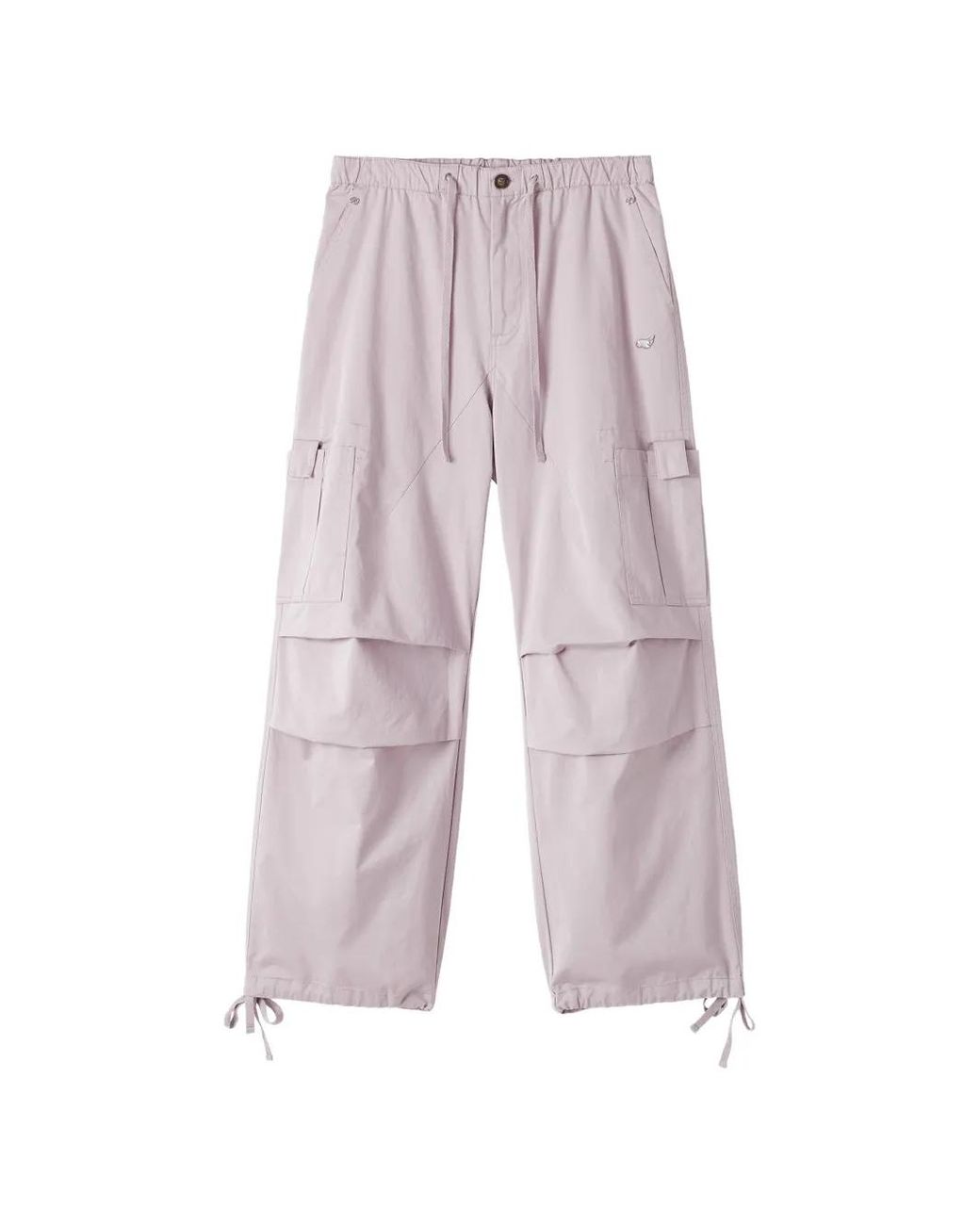 Mini Cream Cargo Broek in het Pink