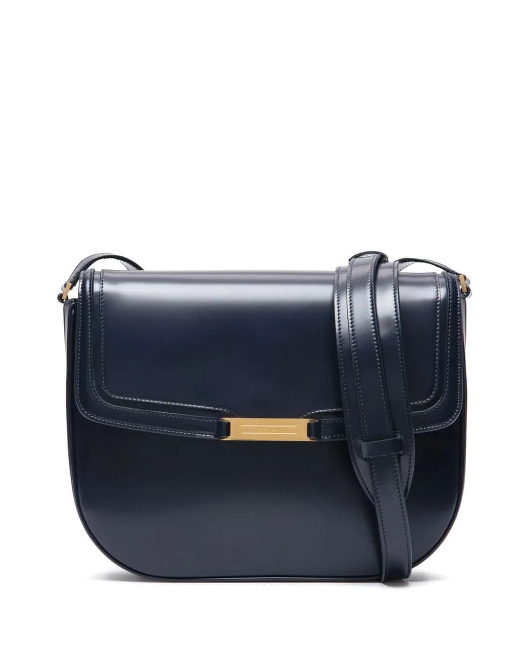 Bally Blue Deco Leather Crossbody Bag for men