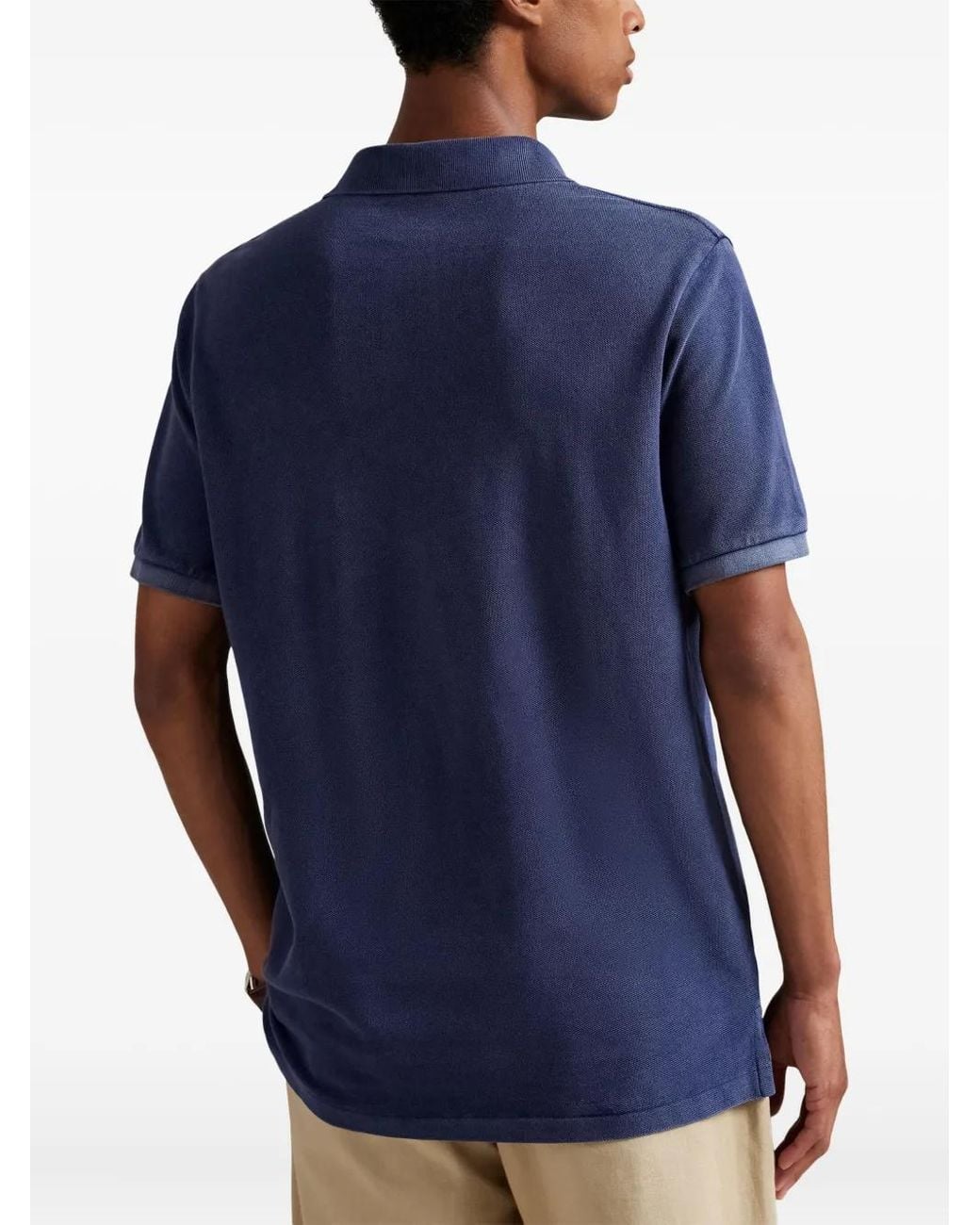 Polo Ralph Lauren Blue The Ralph Logo Polo Shirt for men