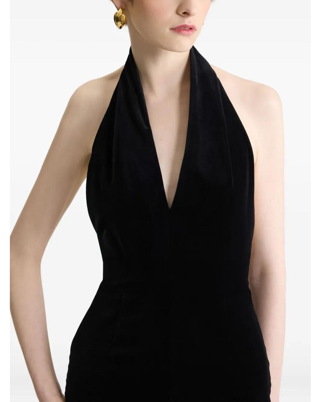 Patou Black Velvet Dress