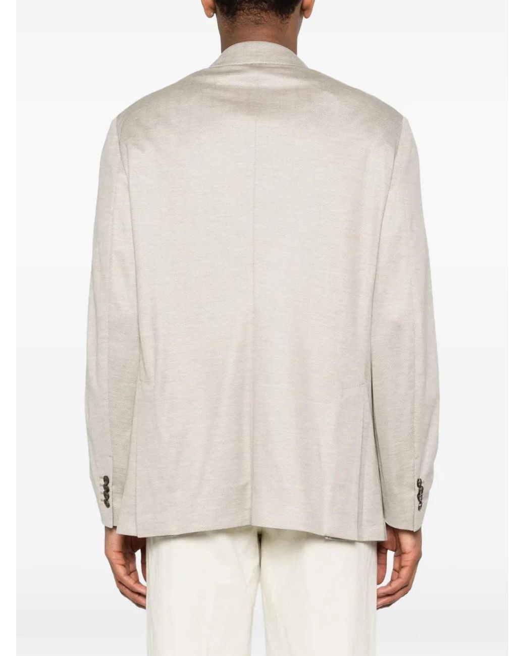 Blazer À Boutonnière Brioni pour homme en coloris White