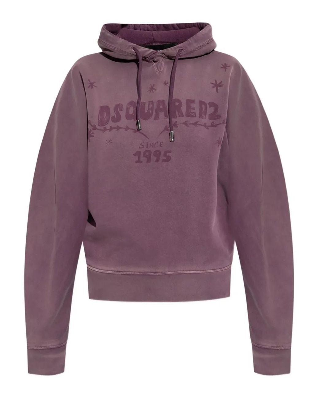DSquared² Sweatshirt Met Logo in het Purple