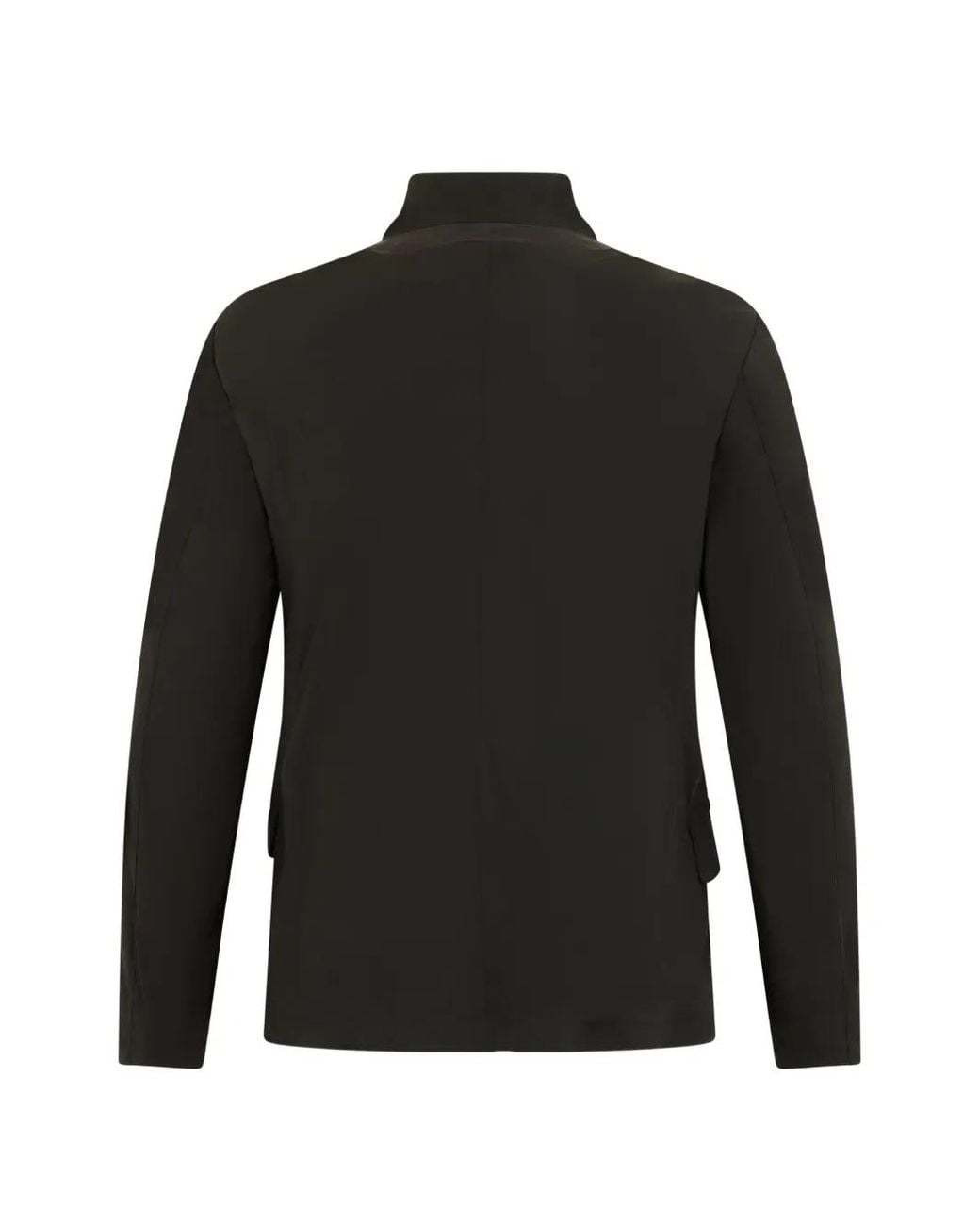 Moorer Black Button Pockets Jacket for men