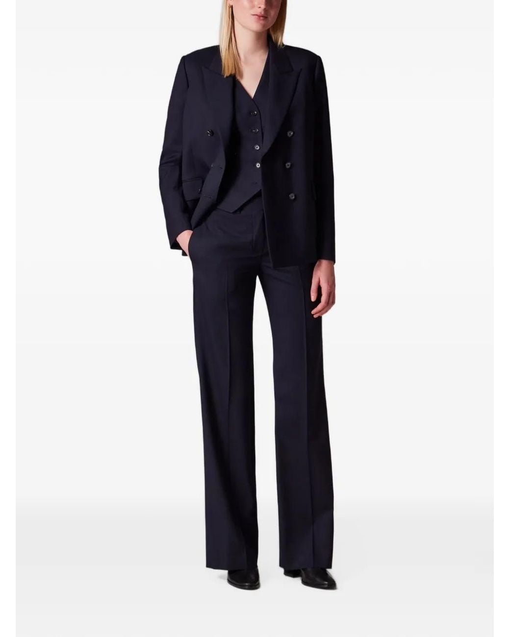 Paul Smith Blue Buttoned Waistcoat