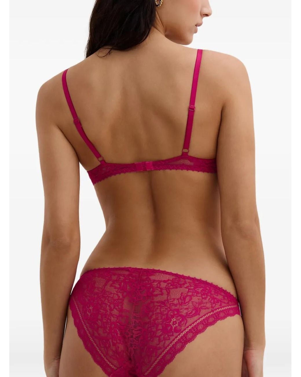 Aubade Pink Ivresse Baroque Lace Briefs