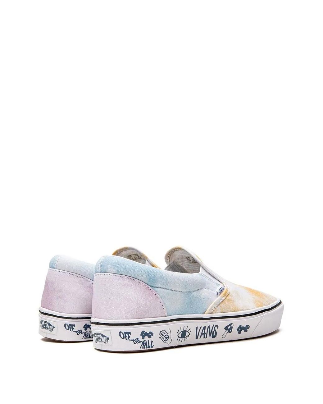 Vans White Comfycush Slip-On Sneakers