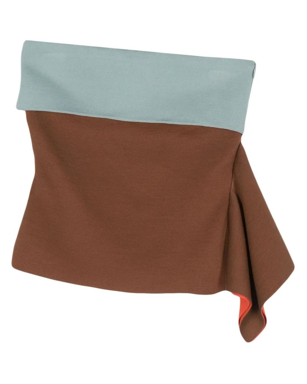Fendi Asymmetrische Mini-Rok in het Brown