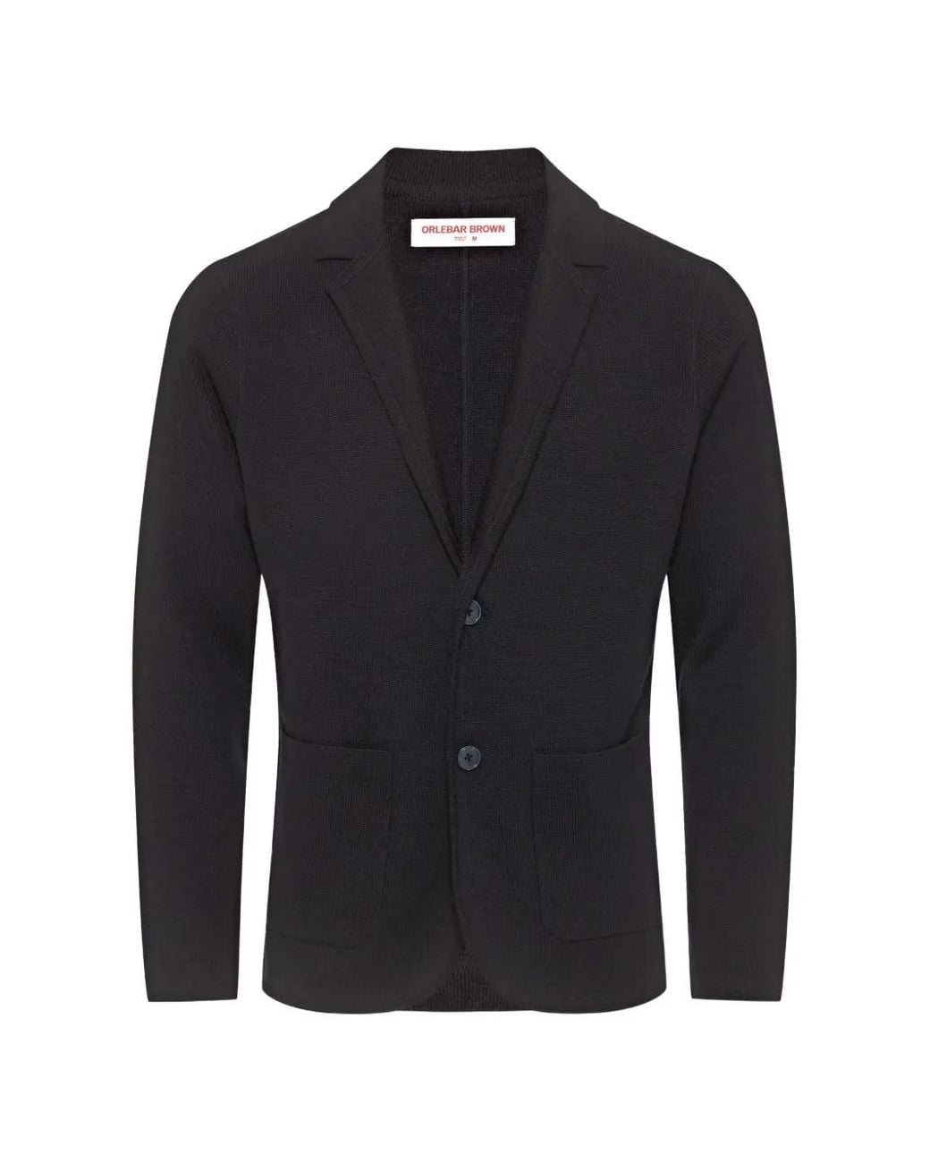 Orlebar Brown Blue Rainer Single-Breasted Merino Blazer for men