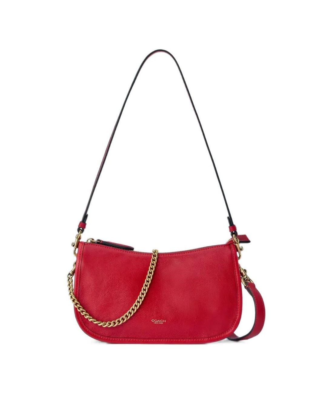 COACH Red Waverly Cross Body Bag