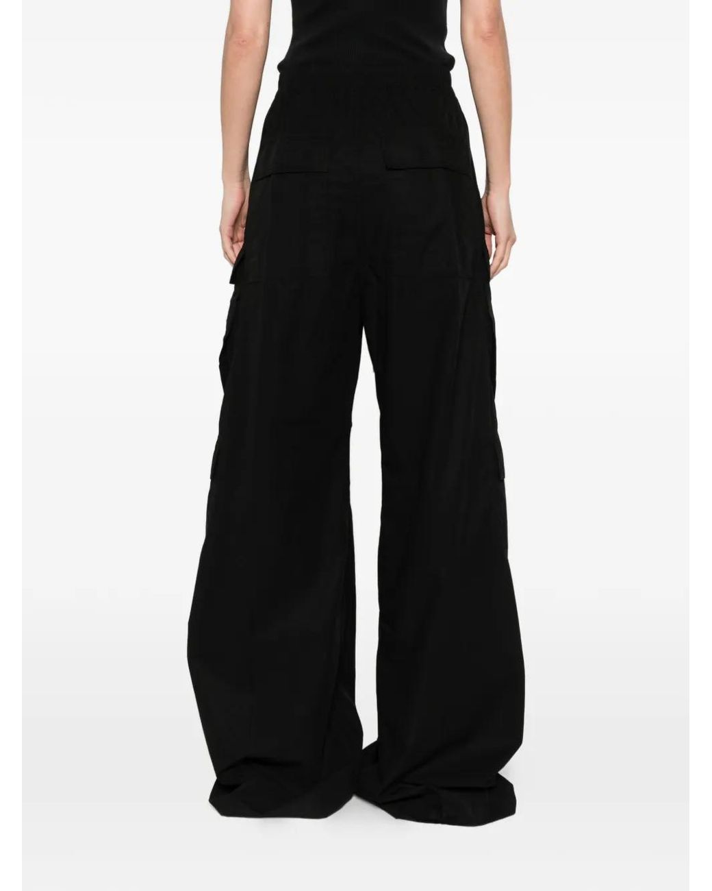 Rick Owens Black Drkshdw Cargo Denim Jeans
