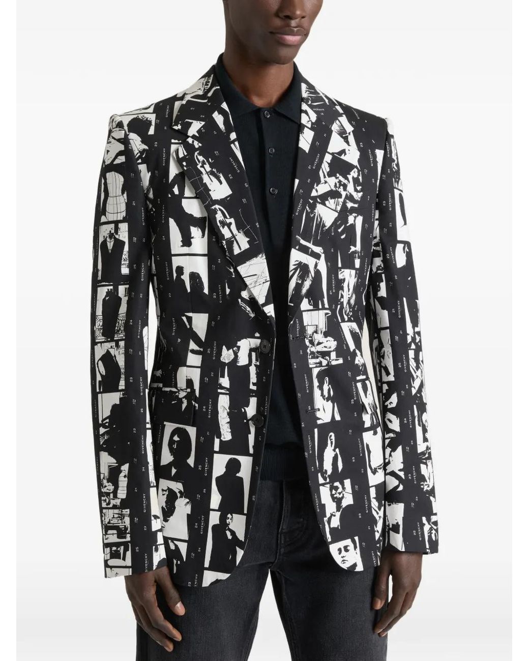 Givenchy Black Fitted Jacket for men