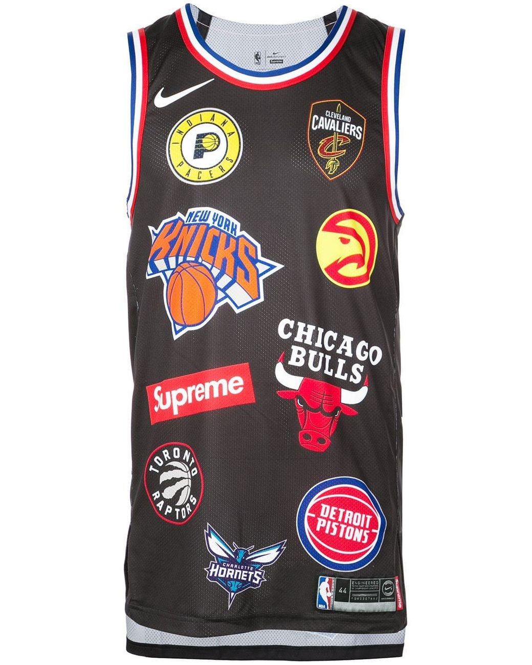 Débardeur Nike/NBA Teams Basketball Jersey Supreme pour homme en coloris  Noir | Lyst
