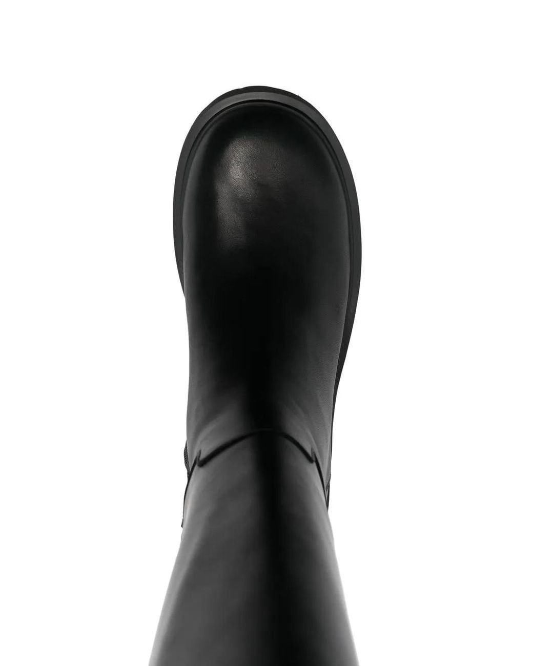 Camper Black Knee-Length Slip-On Boots