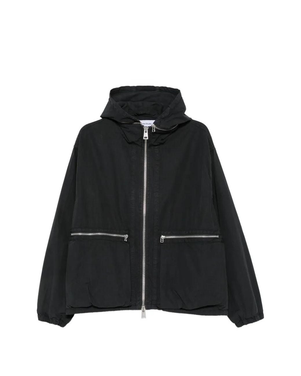 Etudes Studio Black Veste Zippée À Capuche