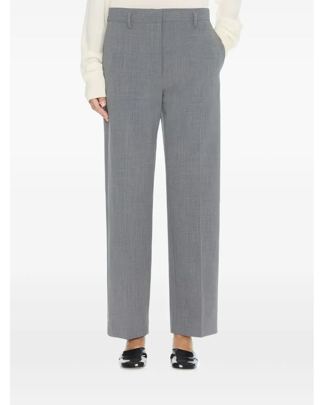 Pantalones Con Cremallera The Row de color Gray