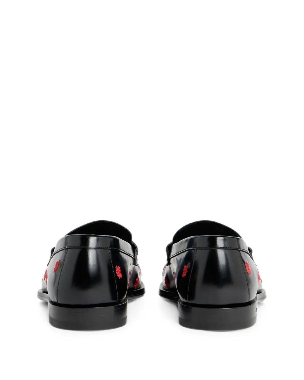 DSquared² White Maple-Leaf Loafers for men