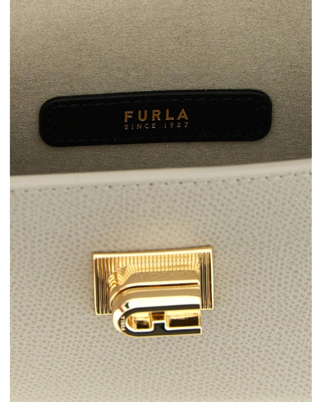 Furla Gray 1927 Arco Crossbody Bag