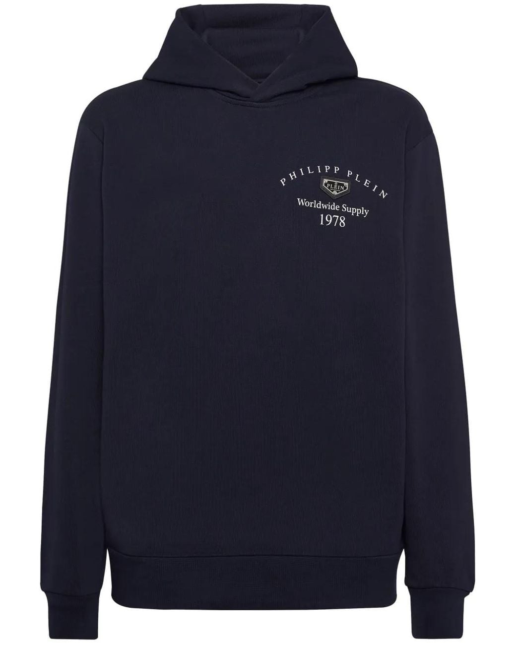 Philipp Plein Blue L'Homme Hoodie for men
