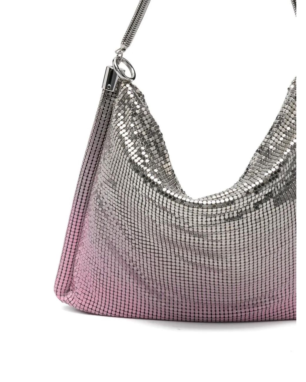 Rabanne Gray Chainmail Shoulder Bag