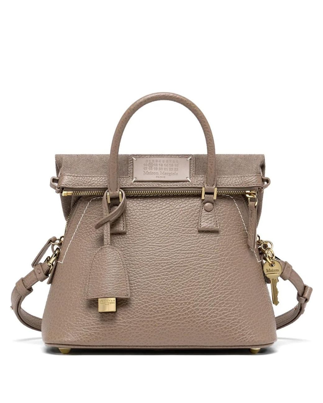 Maison Margiela Brown 5Ac Classique Mini Tote Bag