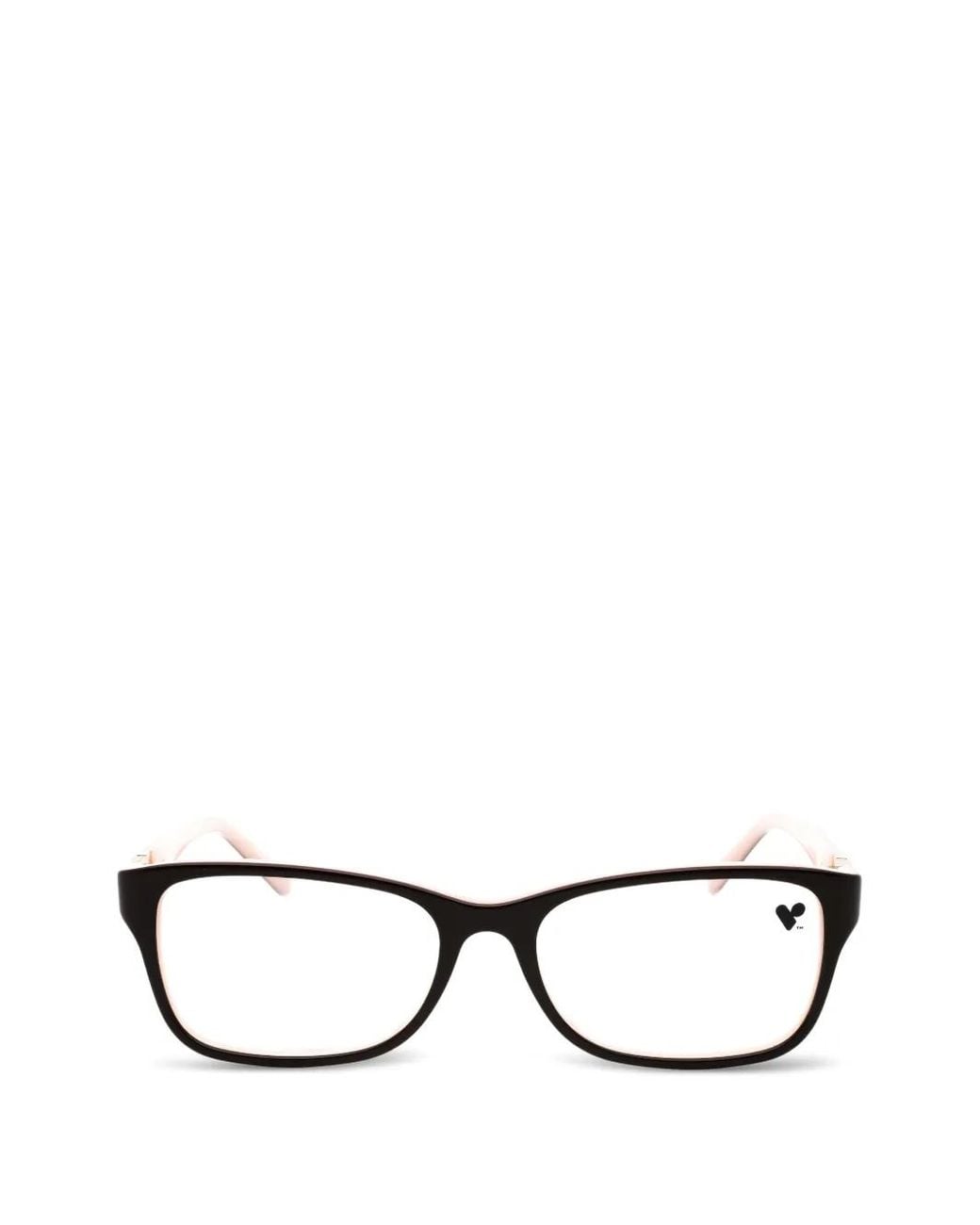 Bebe Black Lunettes De Vue À Monture Rectangulaire