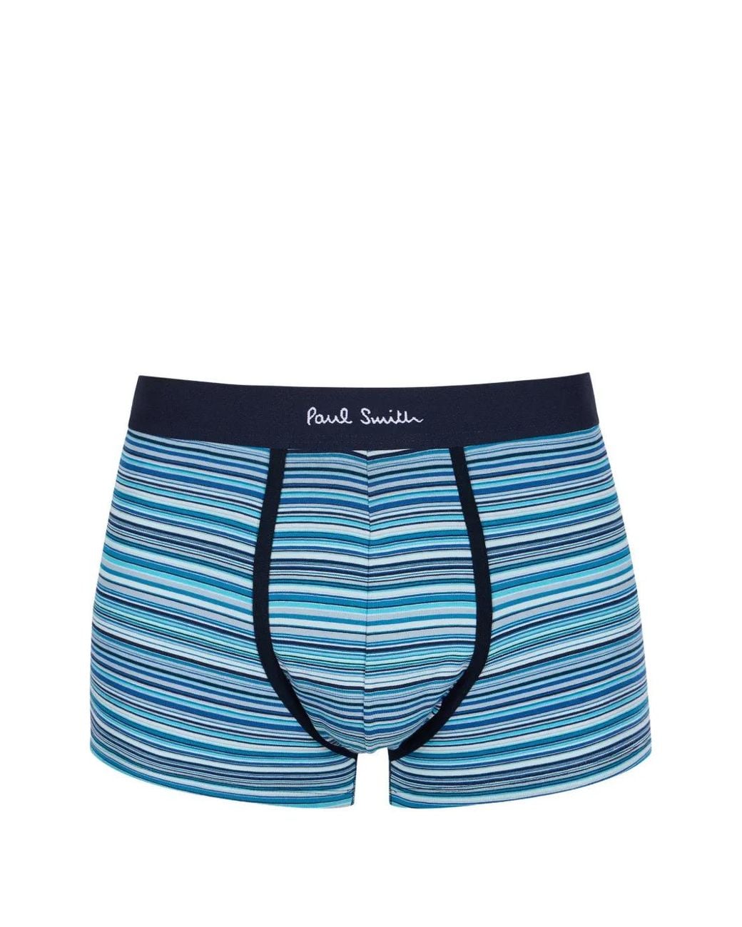 Paul Smith Blue Striped Trunks Three-Pack for men