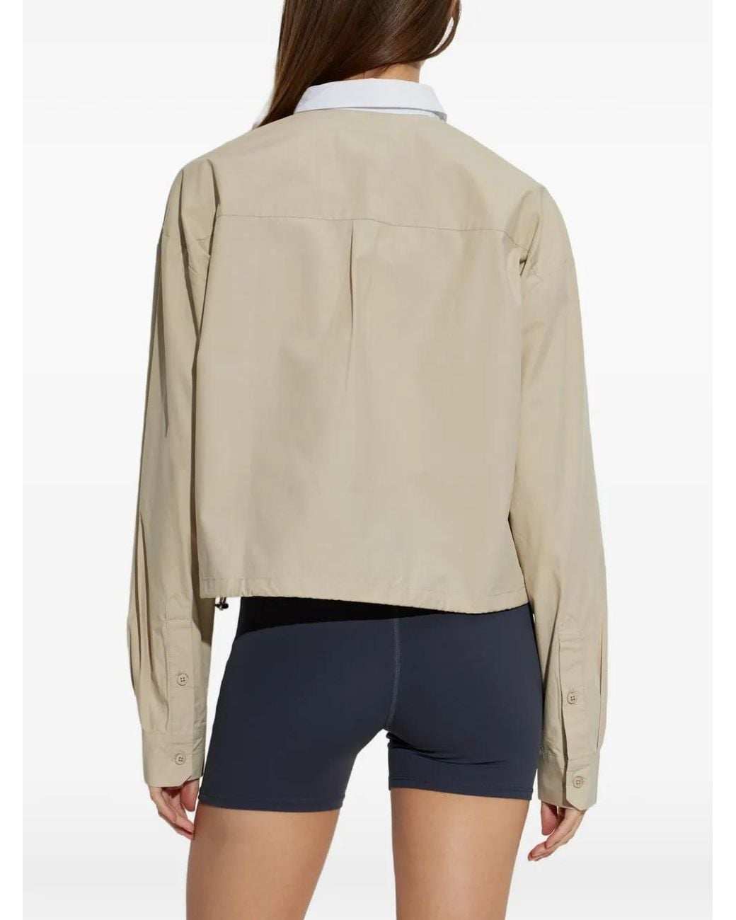 Rethinkit Studios White Logo-Patch Drawstring Shirt