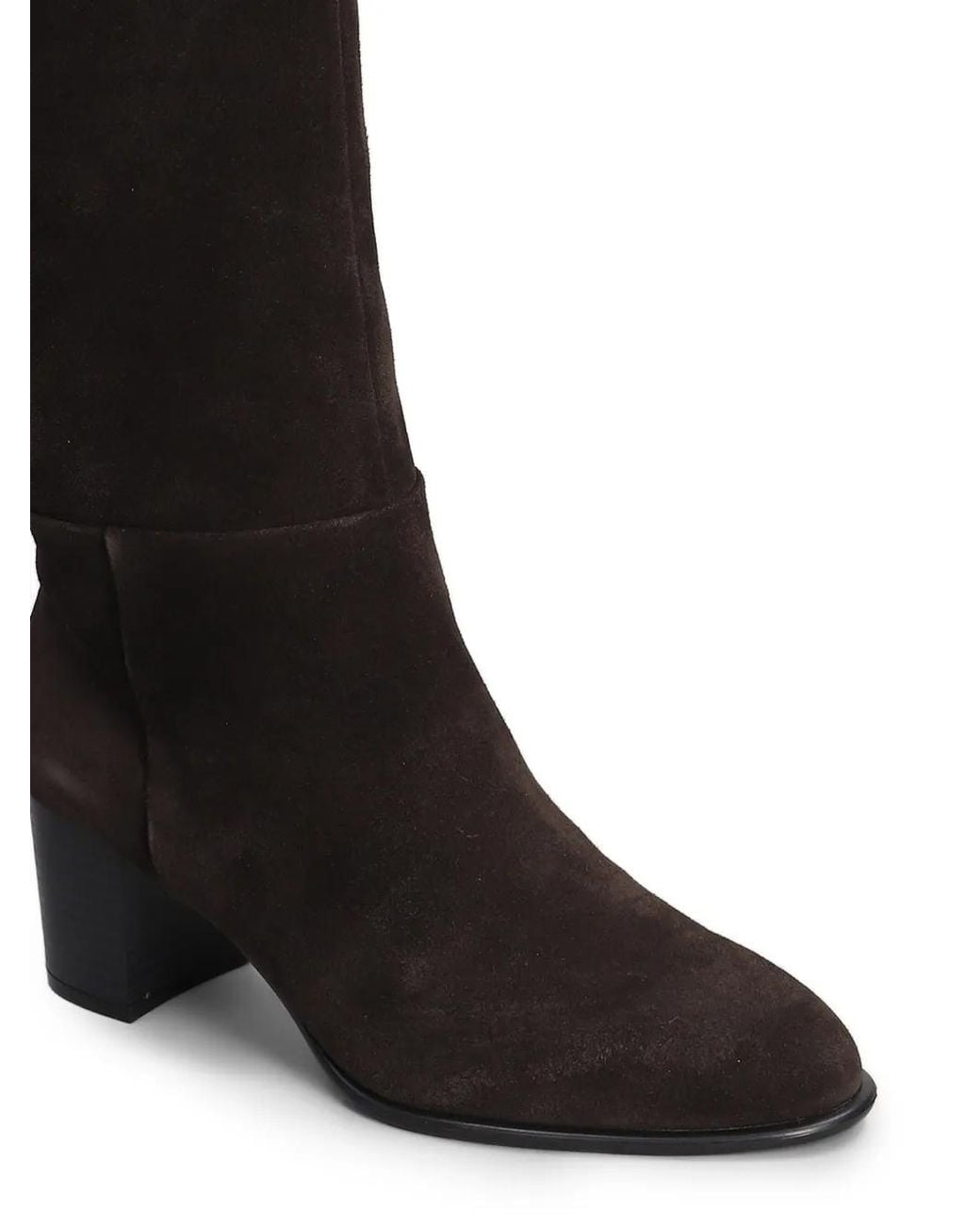 Bibi Lou Black Biarritz Booties Suede Knee-High Boots